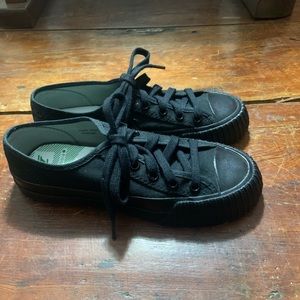 PF Flyers black low sandlot sneakers mens 5, womens 6.5